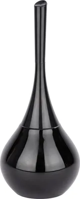 Produktbild von WENKO Toiletten Klo Bürsten Halter WC Garnitur FLAKON Black Keramik Flaschen Bad