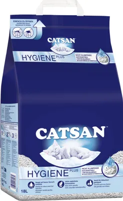 Produktbild von Catsan Hygiene Plus Katzenstreu 18 L