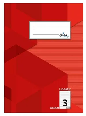 Produktbild von Doppelheft A4 - Lineatur 3 - liniert - 32 Blatt