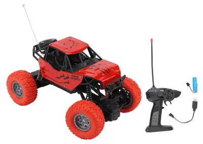 Produktbild von RC Off Road Auto im Maßstab 1:18, wiederaufladbares 4-Kanal-Raupenfahrzeug mit Legierungsschale, ferngesteuertes Raupenfahrzeug für Jungen, Mädchen, K