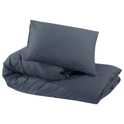 Produktbild von Bettwäsche-Set Anthrazit 135x200 cm Leichte Mikrofaser
