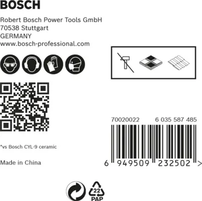 Productafbeelding van BOSCH 2608900598 BOSCH EXPERT HEX-9 MultiConstruction Fliesenbohrer-Set, 5-teilig
