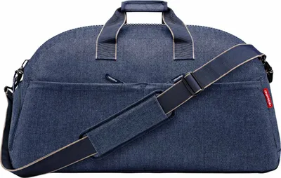 Immagine prodotto di reisenthel borsa da viaggio borsa a tracolla Overnighter Weekender Herringbone Dark Blue blu scuro