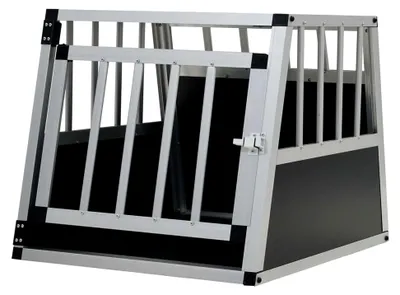 Produktbild von Hundetransportbox mit Einzeltür 54 x 69 x 50 cm für den Außenbereich