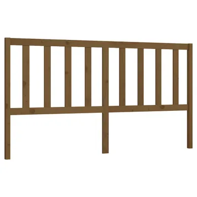 Produktbild von vidaXL Kopfteil Honigbraun 206x4x100 cm Massivholz Kiefer