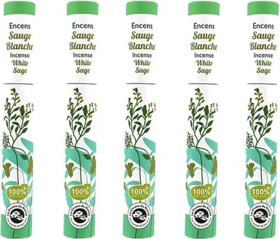 Produktbild von Weißer Salbei Weihrauch 150 Stäbchen 30 min