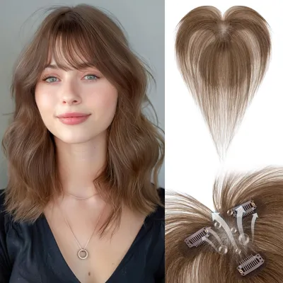 Zdjęcie produktu dla Solidchoice - Przedłużanie włosów typu clip-in, idealne dla cienkich włosów, zapewniające naturalny wygląd