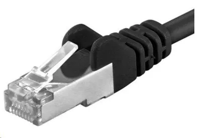 Zdjęcie produktu dla PREMIUMCORD Patchkabel CAT6a S-FTP, RJ45-RJ45, AWG 26/7 0,25m schwarz (sp6asftp002C)