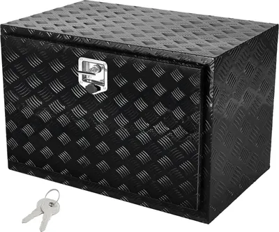Produktbild von VEVOR Truckbox Werkzeugbox, Unterboden-Anhängerbox, Werkzeugkasten 1219 x 610 x 610 mm Pickup-Aufbewahrungsbox, Aluminiumlegierung, 50 kg belastbarer Werkzeugkasten, abschließbare Aufbewahrungsbox