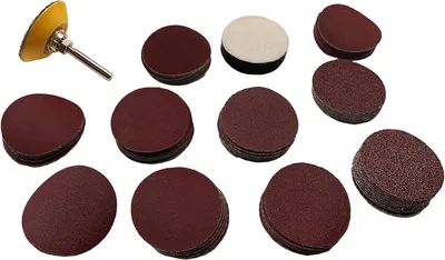 Produktbild von Schleifblock 50 mm, 100 Schleifscheiben, Körnung 80-2000, für feines Schleifen