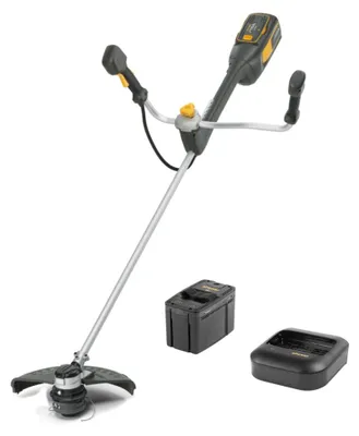 Produktbild von STIGA Akku-Motorsense BC 700e B Kit  inkl. 48V 4Ah Akku & Schnellladegerät