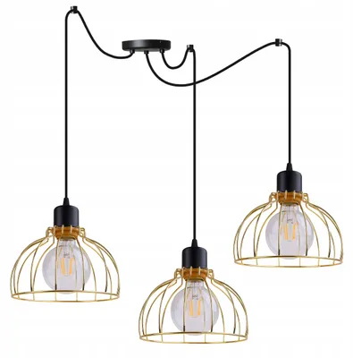 Produktbild von Deckenleuchte Kronleuchter Golden Spider Loft