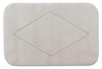 Produktbild von Rhomtuft Badteppich Raute abgerundet Farbe perlgrau Größe 70x120 cm