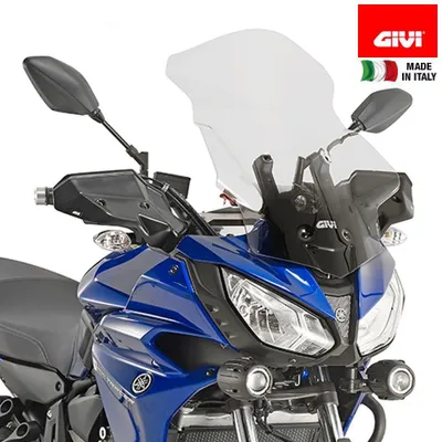 Zdjęcie produktu dla Szyba przednia GiVi przezroczysta 540 x 410 mm do Yamaha MT-07 Tracer