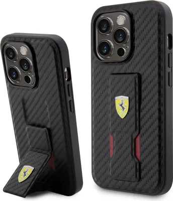 Immagine prodotto di Custodia Ferrari per iPhone 15 Pro - Nero