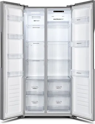 Produktbild von Gorenje NRS8182KX Side-by-Side - freistehend - 441 Liter Nutzinhalt - XtraSpace - NoFrost Plus - KitchenFit - HolidayMode - FastFreeze - CrispZone - LEDLight
