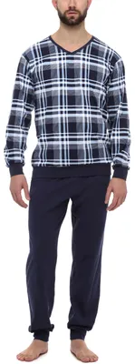 Image de Pyjama pour homme Timone TI30-107 (9555408 Bleu marine, M)