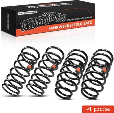 Produktbild von Frankberg 4x Fahrwerksfeder Vorne Hinten für Nissan Patrol GR V Wagon Y61 1997-2000
