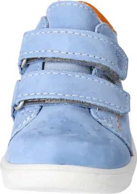 Image de Chaussons à scratch pour enfants Pepino LAAS Bleu daim Taille : 24