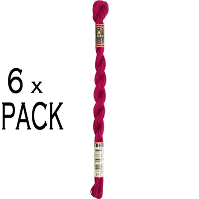Produktbild von 6x DMC Perlgarn Stärke 8, 25 m, 115AR/8-915, VPE
