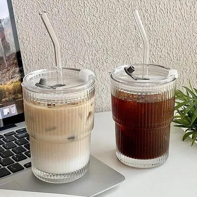 Produktbild von Luftdichte Gläser mit Deckel und Stiel - 400 ml - 2 Stück - dichtvergossen