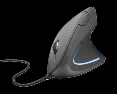 Obrázok produktu pre TRUST Verto/Vertikální/Optická/Pro praváky/1 600 DPI/Drátová USB/Černá