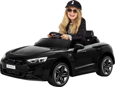 Produktbild von Kinderauto Elektroauto Audi RS e-tron GT Kinder Auto mit 2,4G Fernbedienung, LED Scheinwerfer, Bremsautomatik, MP3, Hupe und Musik (Schwarz)