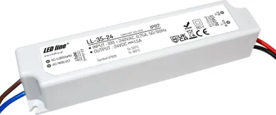 Immagine prodotto di Trasformatore LED 35W 1,5A 24V alimentazione IP67 Trasformatore impermeabile per illuminazione lampadine LED