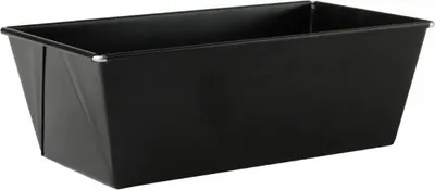 Obrázok produktu pre Kuketo | Forma na chlieb 20 × 11 × 7,5 cm s nepriľnavým povrchom - Forma na pečenie chleba a koláčov - Robustná oceľová forma s povrchovou úpravou - Odolná a ľahko sa čistí - Čierna