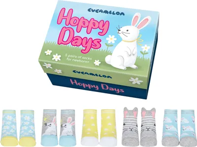 Produktbild von Hoppy Days Ostern Cucamelon Socken für Babys (5 Paar)