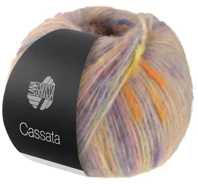 Produktbild von Lana Grossa - Cassata 0007 hellbeige gelb orange jeansblau rosa