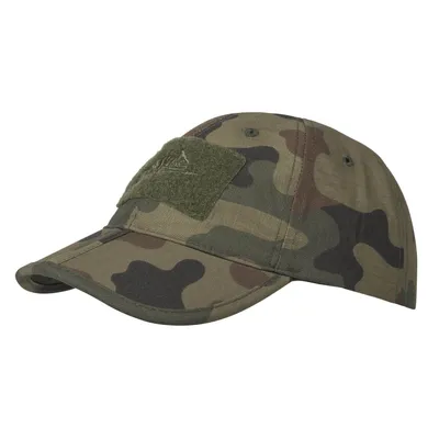 Zdjęcie produktu dla Czapka Helikon-Tex Baseball FOLDING - PolyBawełna RipStop - dostępna w kilku wersjach, kolor: PL Woodland