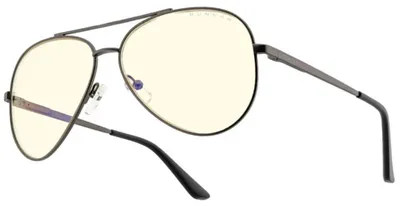 Image de Lunettes de jeu GUNNAR Maverick Gunmetal Liquet, argent