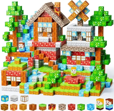 Produktbild von Vefosafe Magnetische Bausteine 150 Teile, Baue Magnetisches Bauwelt Magnetblöcke Fliesen Kinder Spielzeug Geschenk für Jungen Mädchen