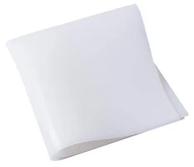 Obrázok produktu pre PTFE fólia, vysoká teplotná odolnosť, rozmer 300 x 300 mm, hrúbka 0,3 mm, odolná voči teplu