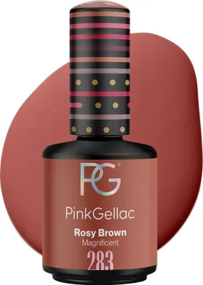 Produktbild von Pink Gellac - Shellac - Magnificent - Cremige satin Finish - Rosy Brown - 15 ml