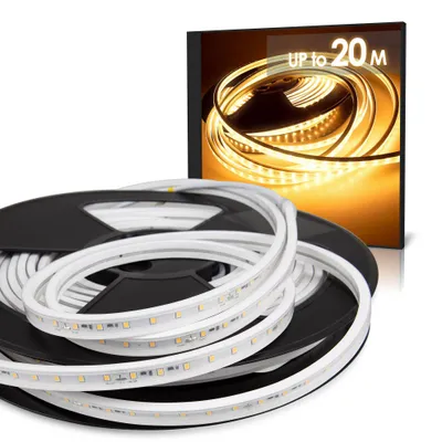 Produktbild von LED Strip RIVO Warmweiß (2700K) CRI92 192W 20 Meter 24V IP65