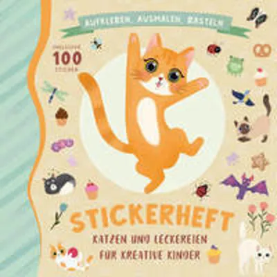 Produktbild von Stickerheft Katze Schlecki
