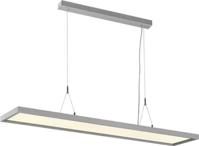 Produktbild von SLV 1006345 WORKLIGHT, Pendelleuchte silber 57W 4000K 80°