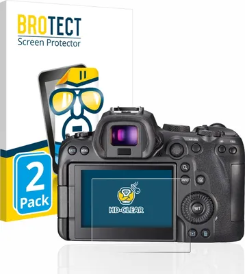 Produktbild von 2x Für Canon EOS R6 Schutzfolie BROTECT Displayschutz Display Schutz Folie Klar Transparent