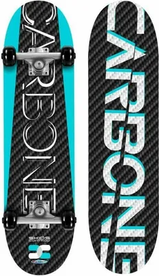 Produktbild von Skateboard Skids Control Carbone Schwarz/Blau/Weiß