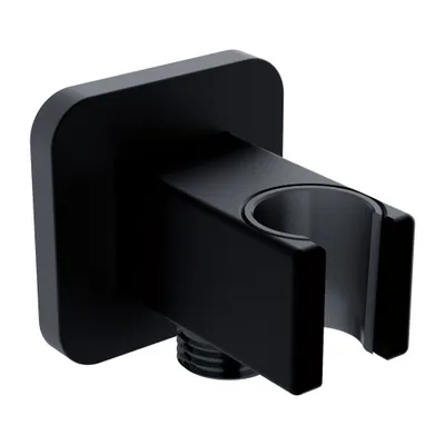 Immagine prodotto di Omnires  8815BL Soffione doccia con supporto, nero opaco