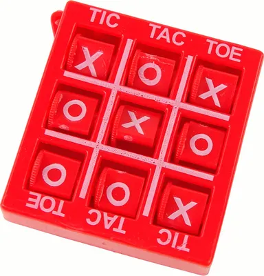 Image de Jeu Tic-tac-toe 4,5 cm rouge