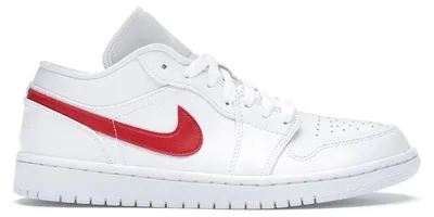 Produktbild von Jordan 1 Low White University Red (Women's) - EU 40.5