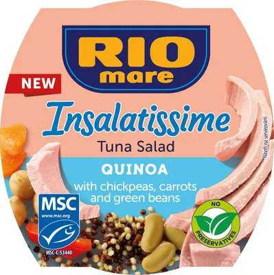 Produktbild von Sałatka z tuńczykiem z komosą ryżową 160 g