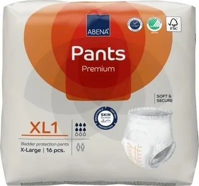 Image de Abena Pants Premium 1 XL - 1 paquet de 16 protections