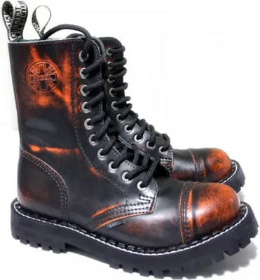 Produktbild von Steel - Rub Off, 10-Loch Boots Orange Gr. 44