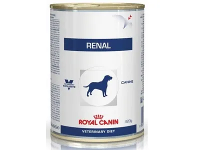 A can of Royal Canin dog food.