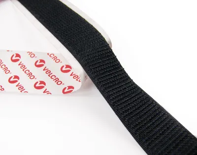 Image de VELCRO® Bande Velcro Adhésif, Crochet & Boucle 20mm x 2.5m Noir