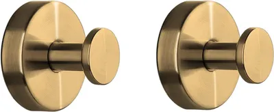Produktbild von Saugnapf Haken 2 Stücke, Edelstahl, Gold, für Badezimmer